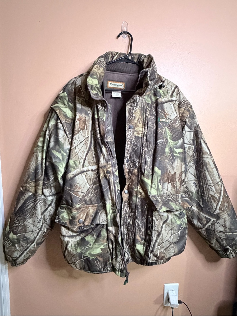 Realtree Camo Puffer Jacket - Green/Brown